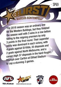 2019 Select Footy Stars - Starburst Starter Pack Team Logo #SP69 Marcus Bontempelli Back